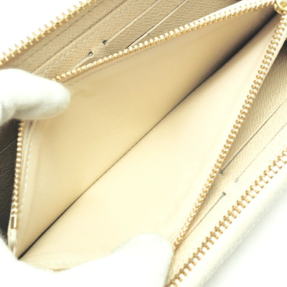 Louis Vuitton Portefeuille Clemence Damier Azur White - Picture 4 of 7